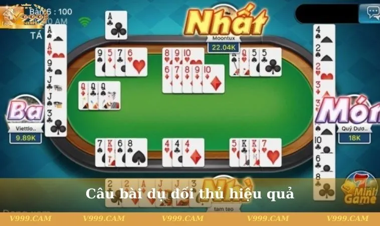 cau bai du doi thu hieu qua Câu bài dụ đối thủ hiệu quả